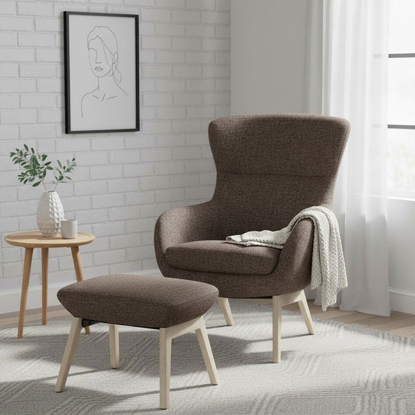 Arvo lepotuoli+rahi ruskea