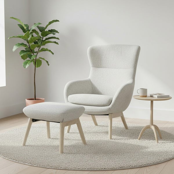 Arvo lepotuoli+rahi vaalea beige