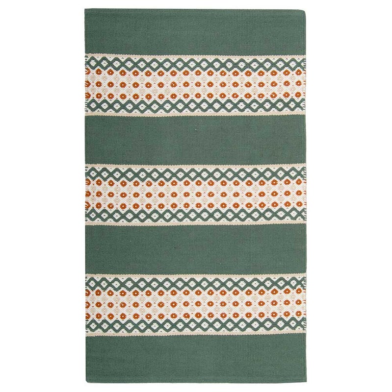 Helka puuvillamatto vihre&auml;